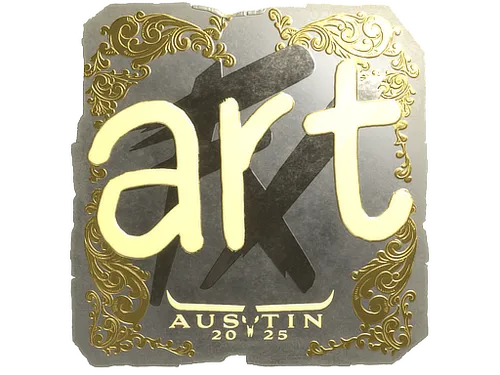 Sticker | arT (Gold) | Austin 2025