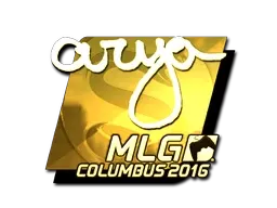 Sticker | arya (Gold) | MLG Columbus 2016