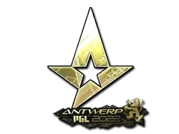 Sticker | Astralis (Gold) | Antwerp 2022