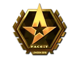 Sticker | Astralis (Gold) | London 2018