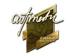 Sticker | autimatic (Gold) | Boston 2018