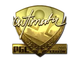 Sticker | autimatic (Gold) | Krakow 2017