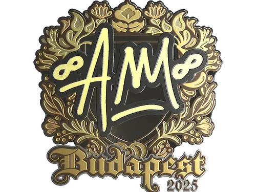 Sticker | AW (Gold) | Budapest 2025