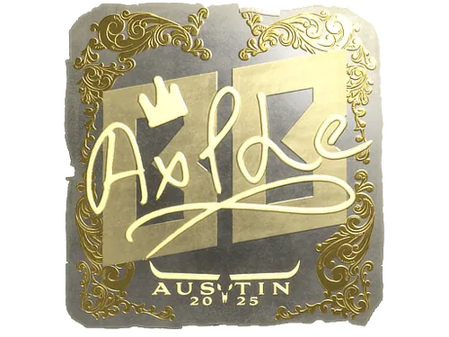 Sticker | Ax1Le (Gold) | Austin 2025