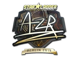 Sticker | AZR (Gold) | Berlin 2019