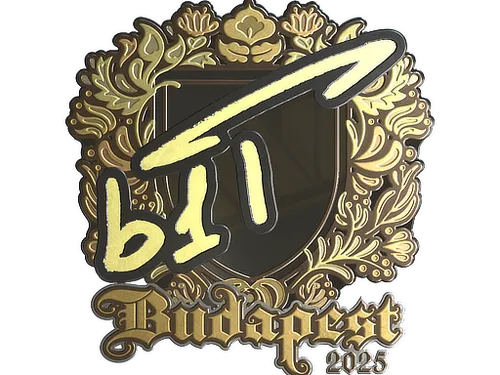 Sticker | b1t (Gold) | Budapest 2025