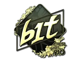 Sticker | b1t (Gold) | Rio 2022