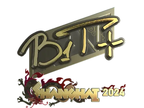 Sticker | b1t (Gold) | Shanghai 2024