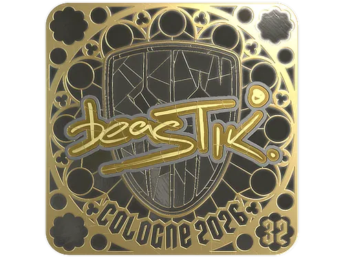 Sticker | beastik (Gold, Ranked) | Cologne 2026