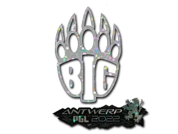 Sticker | BIG (Glitter) | Antwerp 2022