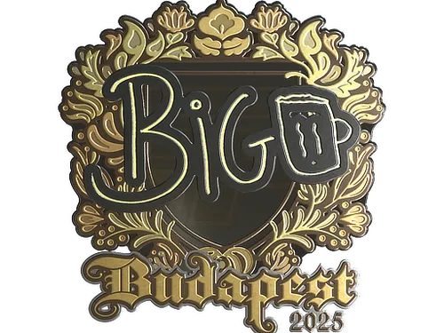 Sticker | biguzera (Gold) | Budapest 2025