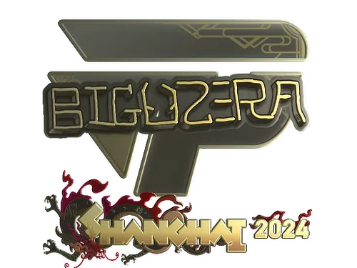 Sticker | biguzera (Gold) | Shanghai 2024