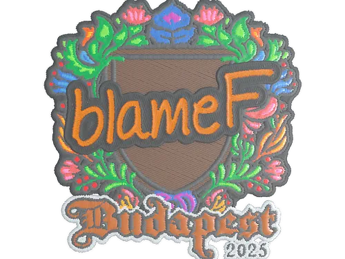 Sticker | blameF (Embroidered) | Budapest 2025