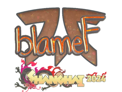 Sticker | blameF (Glitter) | Shanghai 2024