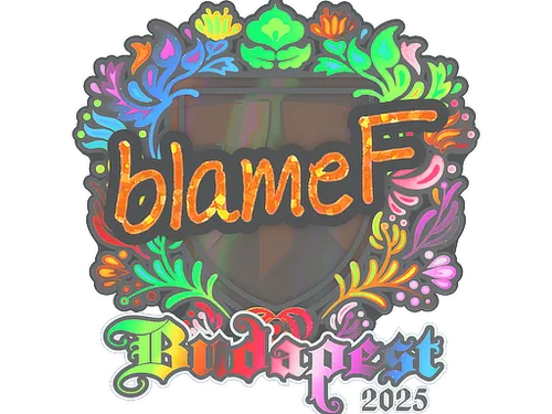 Sticker | blameF (Holo) | Budapest 2025