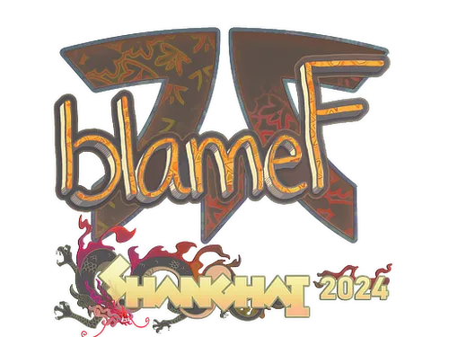 Sticker | blameF (Holo) | Shanghai 2024