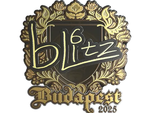 Sticker | bLitz (Gold) | Budapest 2025
