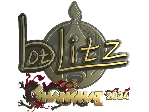 Sticker | bLitz (Gold) | Shanghai 2024