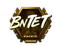 Sticker | BnTeT (Gold) | London 2018