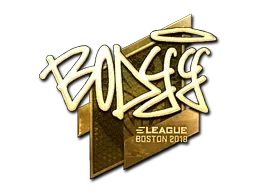 Sticker | bodyy (Gold) | Boston 2018