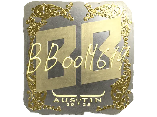 Sticker | Boombl4 (Gold) | Austin 2025