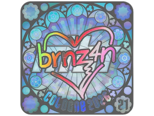 Sticker | brnz4n (Holo, Ranked) | Cologne 2026