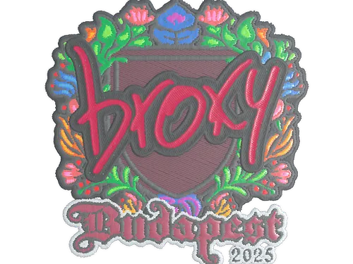 Sticker | broky (Embroidered) | Budapest 2025