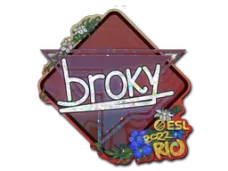 Sticker | broky (Glitter) | Rio 2022