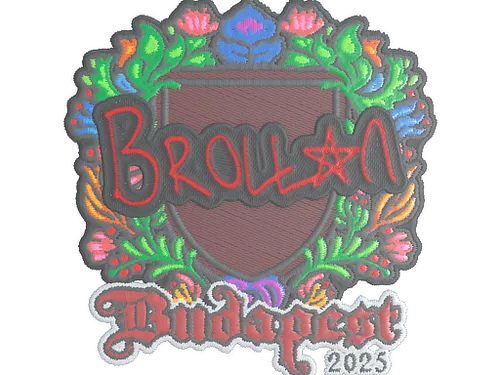 Sticker | Brollan (Embroidered) | Budapest 2025