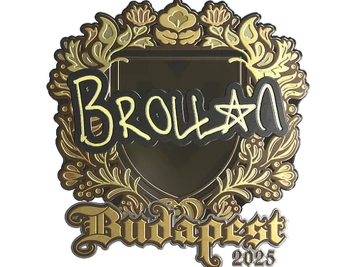 Sticker | Brollan (Gold) | Budapest 2025