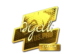 Sticker | byali (Gold) | Atlanta 2017