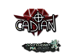 Sticker | cadiaN (Glitter) | Antwerp 2022