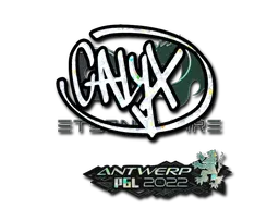 Sticker | Calyx (Glitter) | Antwerp 2022