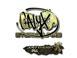 Sticker | Calyx (Gold) | Antwerp 2022