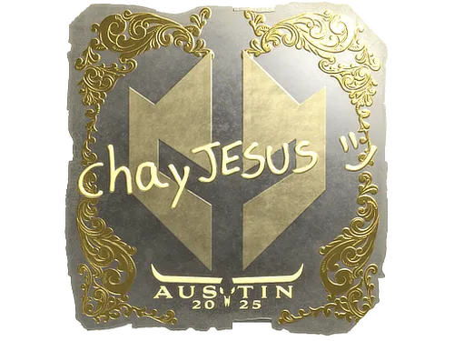 Sticker | chayJESUS (Gold) | Austin 2025