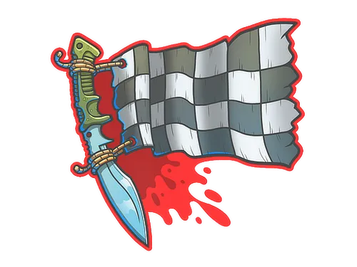 Sticker | Checkered Kukri