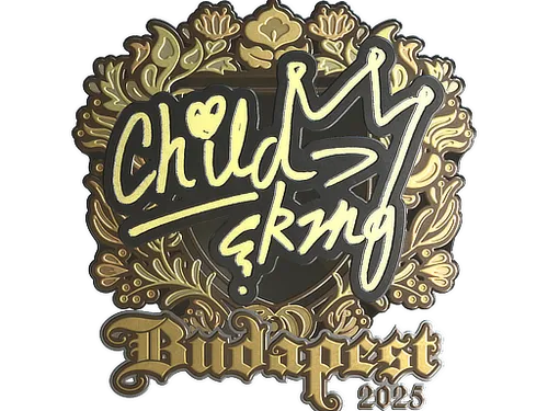 Sticker | ChildKing (Gold) | Budapest 2025
