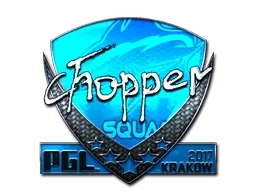 Sticker | chopper (Foil) | Krakow 2017