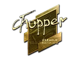 Sticker | chopper (Gold) | Boston 2018