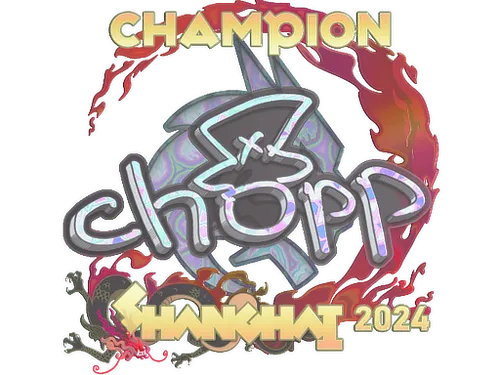 Sticker | chopper (Holo, Champion) | Shanghai 2024