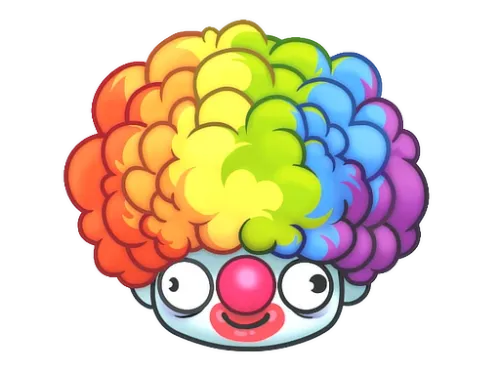 Sticker | Clown Wig