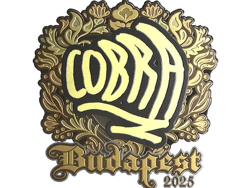 Sticker | cobra (Gold) | Budapest 2025