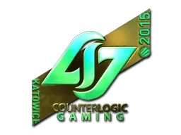 Sticker | Counter Logic Gaming (Gold) | Katowice 2015