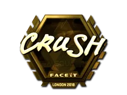 Sticker | crush (Gold) | London 2018