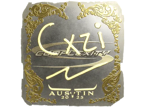 Sticker | Cxzi (Gold) | Austin 2025
