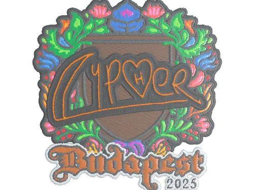 Sticker | Cypher (Embroidered) | Budapest 2025