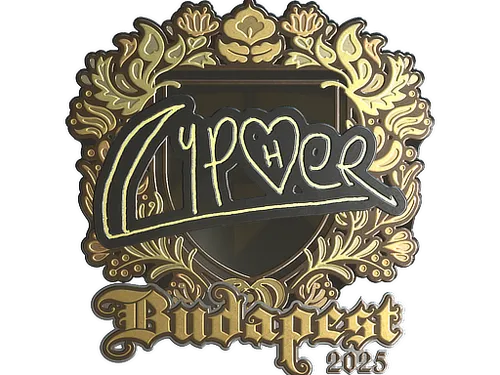 Sticker | Cypher (Gold) | Budapest 2025