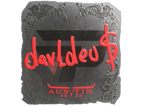 Sticker | dav1deuS (Foil) | Austin 2025