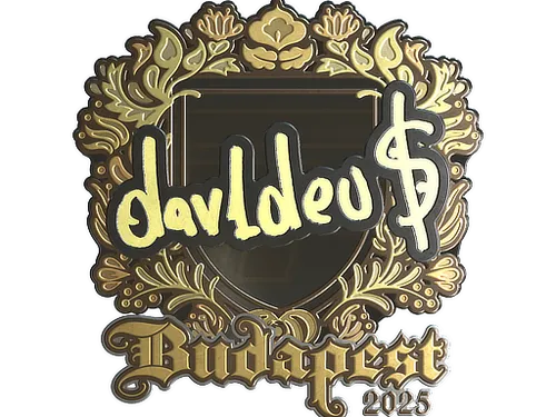 Sticker | dav1deuS (Gold) | Budapest 2025