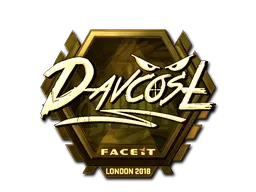 Sticker | DavCost (Gold) | London 2018